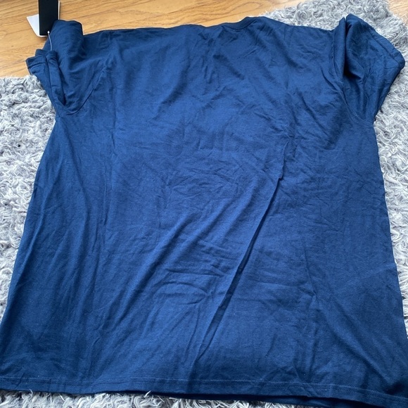 NWT Adidas Blue Classic CLIMALITE Tee Shirt Size XL - Picture 9 of 9